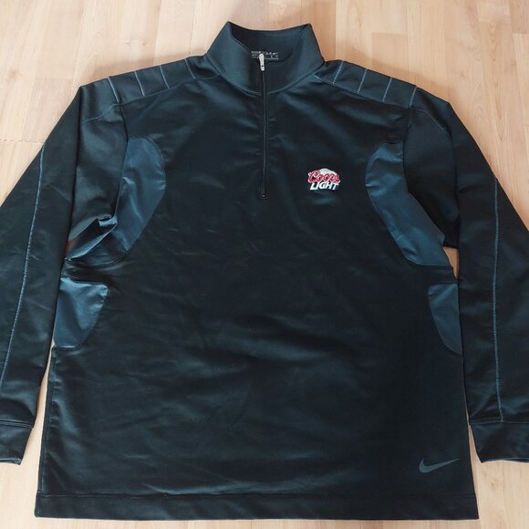Nike Dry Fit Training Jacket Adult  large golf  1/4 Zip Pullover - Picture 1 of 10